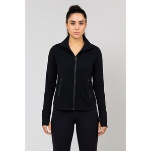 Derek Lam 10 Crosby Athleta Black Full Zip Jacket Athletic Athleisure Women's XS